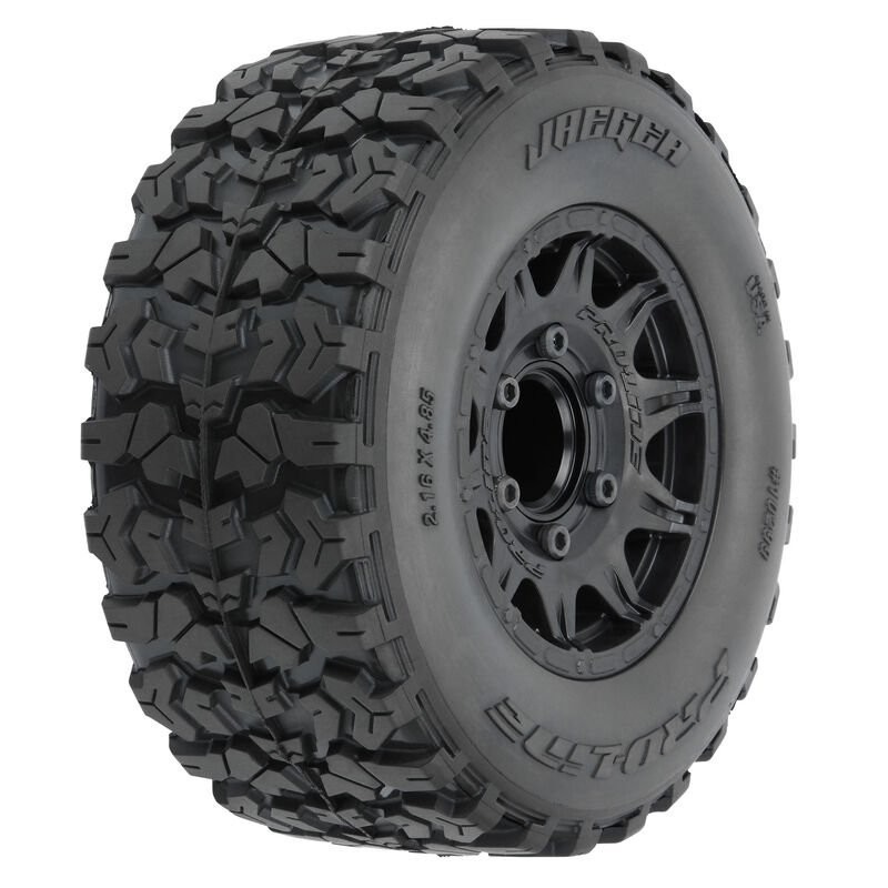 1/10 Jaeger HP BELTED F/R 2.8 MT Tires MTD 12mm/14mm Black Raid (2)