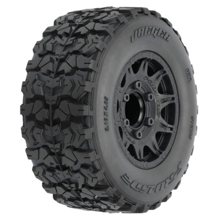 1/10 Jaeger HP BELTED F/R 2.8 MT Tires MTD 12mm/14mm Black Raid (2)
