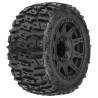 1/8 Trencher LP F/R 3.8 MT Tires Mounted 17mm Black Raid (2)