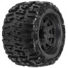 1/8 Trencher X F/R 3.8 MT Tires Mounted 17mm Black Raid (2)