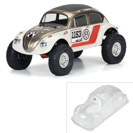 1/10 Volkswagen Beetle Clear Body 12.3 (313mm) Wheelbase Crawlers