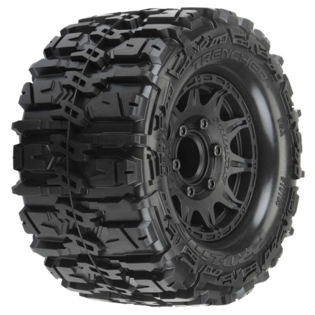 1/10 Trencher HP BELTED F/R 2.8 MT Tires MTD 12mm/14mm Blk Raid (2)