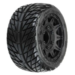 1/10 Street Fighter LP F/R 2.8 MT Tires MTD 12mm/14mm Blk Raid (2)
