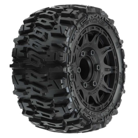 1/10 Trencher LP F/R 2.8 MT Tires Mounted 12mm/14mm Black Raid (2)