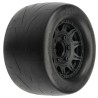 1/10 Prime F/R 2.8 Street MT Tires Mounted 12mm/14mm Black Raid (2)