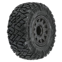 1/10 Icon M2 Front/Rear 2.2/3.0 SC Mounted 12mm Blk Raid (2)