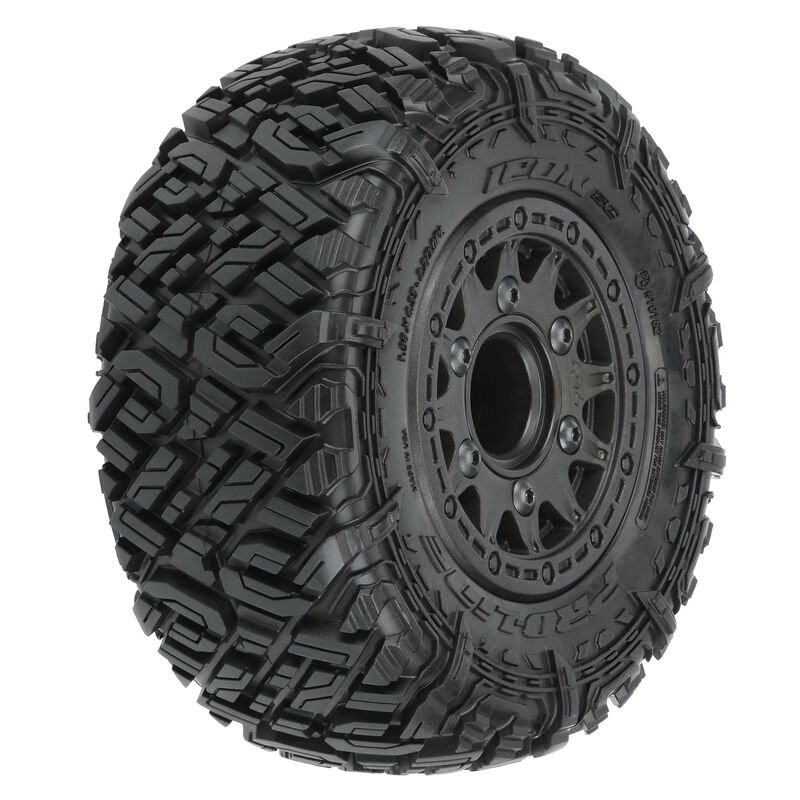 1/10 Icon M2 Front/Rear 2.2/3.0 SC Mounted 12mm Blk Raid (2)