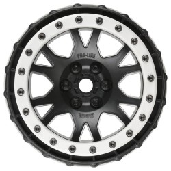 1/5 Impulse Pro-Loc Front/Rear 24mm X-MAXX Wheels (2) Black/Gray