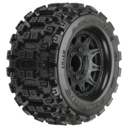 1/10 Badlands MX28 F/R 2.8 MT Tires MTD 12mm/14mm Black Raid (2)