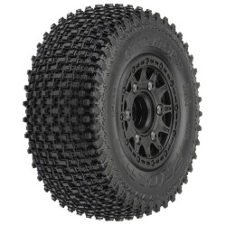1/10 Gladiator M2 Front/Rear 2.2/3.0 SC Mounted 12mm Blk Raid (2)