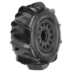 1/10 Dumont Front/Rear 2.2/3.0 SC Mounted 12mm Black Raid (2)