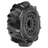 1/10 Dumont Front/Rear 2.2/3.0 SC Mounted 12mm Black Raid (2)