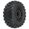 1/10 Badlands MX M2 Fr/Rr 2.2/3.0 SC Mounted 12mm Blk Raid (2)