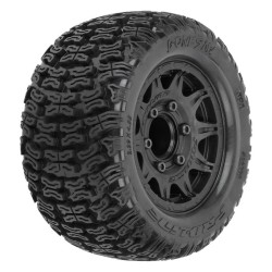 1/10 Bonesaw F/R 2.8 MT Tires Mounted 12mm/14mm Black Raid (2)