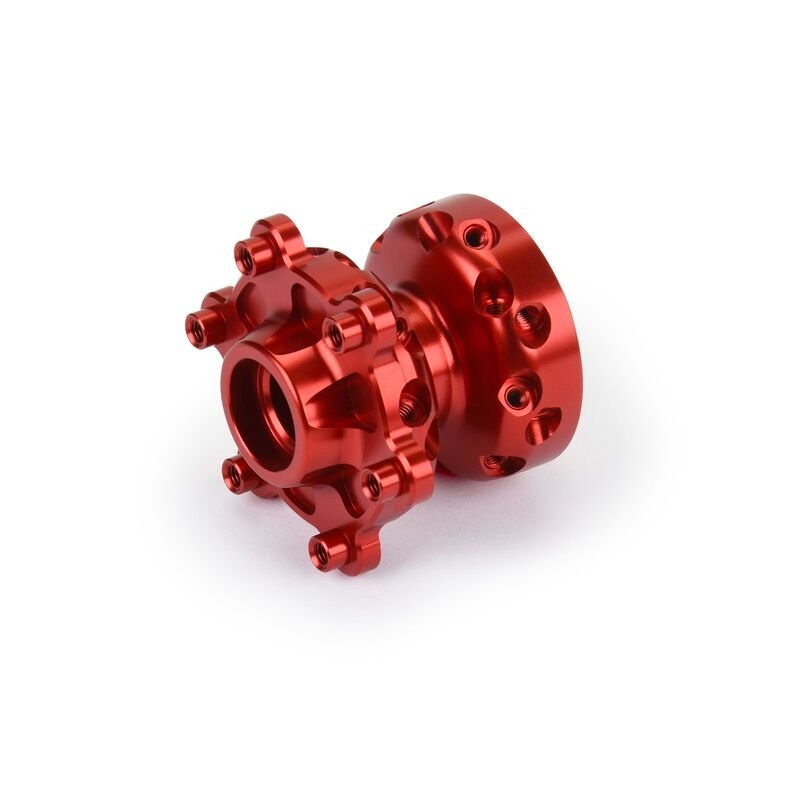 1/4 Pro-Spec Aluminum Front Hub Red: Promoto-SM