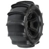 1/16 Sling Shot Fr/Rr 2.2 Sand Tires Mounted 12mm Blk Desperado (2)