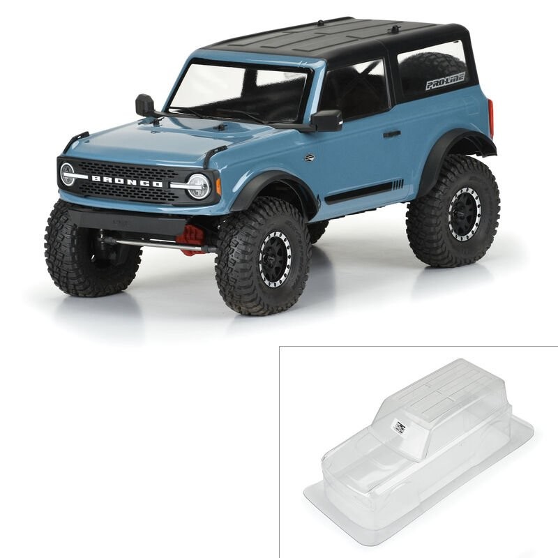 1/10 2021 Ford Bronco Clear Body Set 11.4 Wheelbase: Crawlers