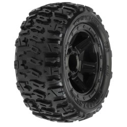 1/16 Trencher M2 Fr/Rr 2.2 Tires Mounted 12mm Blk Desperado (2)