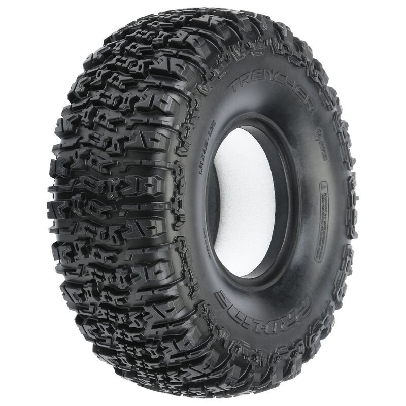 1/10 Trencher Predator Front/Rear 1.9 Rock Crawling Tires (2)