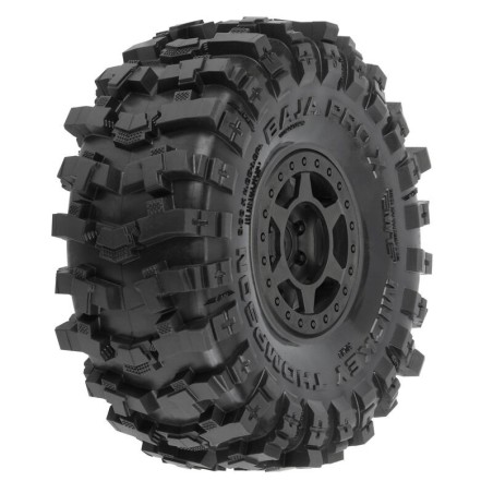 1/10 Mickey Thompson Baja Pro X G8 F/R 1.9 MTD 12mm Blk Holcomb (2)