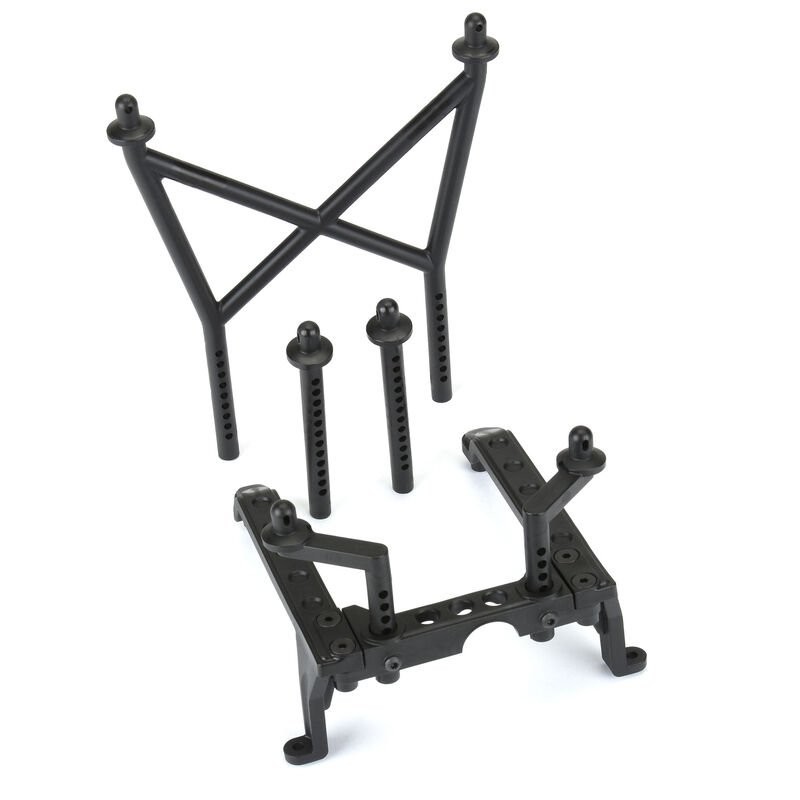 1/6 Extended Front and Rear Body Mounts: SCX7