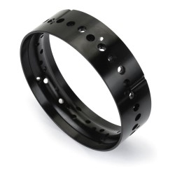 1/4 Pro-Spec Black Aluminum Front Rim: Promoto-SM