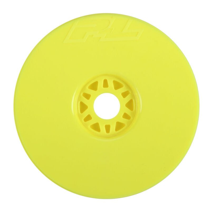 1/8 Velocity Front/Rear 17mm Buggy Wheels (4) Yellow