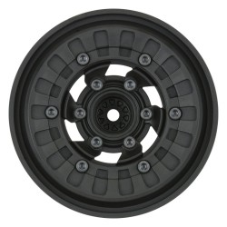 1/10 Vice CrushLock Front/Rear 2.6 12mm Crawling Wheels (2) Blk/Blk
