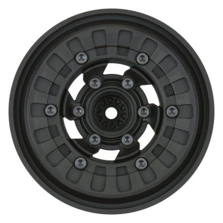 1/10 Vice CrushLock Front/Rear 2.6 12mm Crawling Wheels (2) Blk/Blk