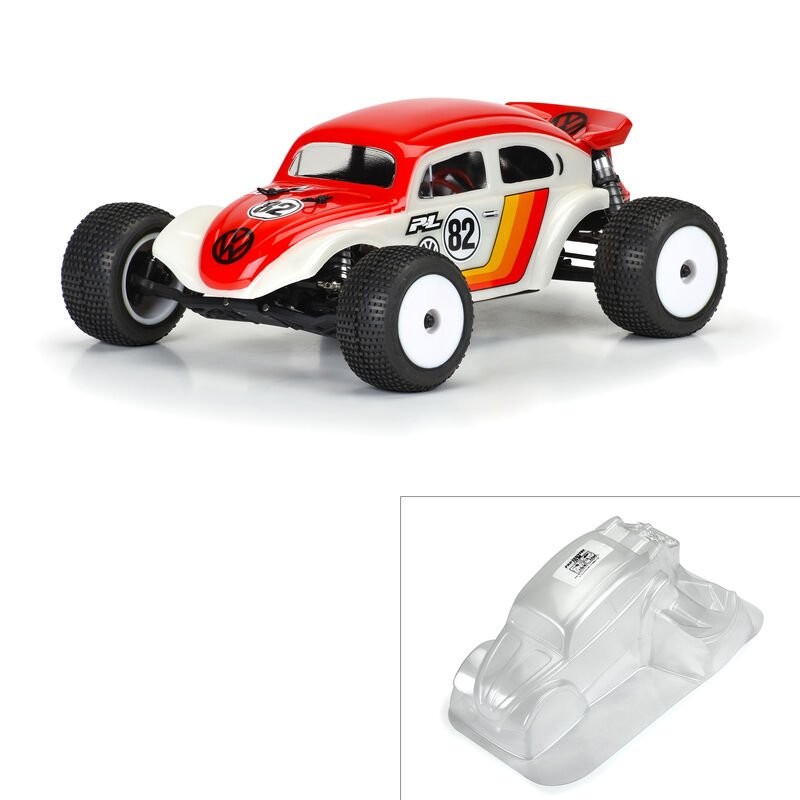 1/18 Volkswagen Baja Bug Clear Body: Mini-T 2.1