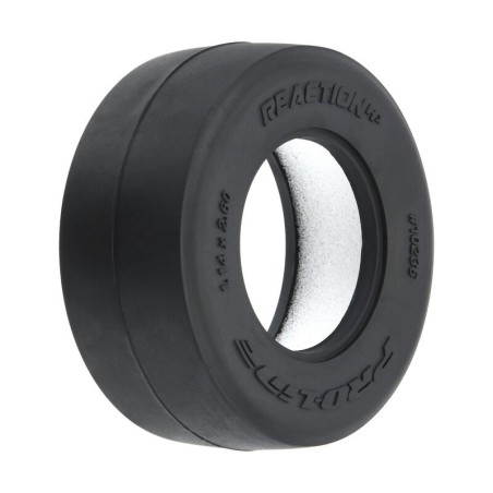 1/16 Reaction HP No-Prep BELTED Rear Tires (2): Losi Mini Drag