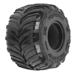 1/18 Dreadnaught 1.25/1.75 F/R MT Tires (2): Mini LMT