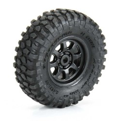 1/30 BFG Krawler T/A KX Front/Rear Mounted Black Icon Nuevo (4) for Axial SCX31