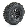 1/30 BFG Krawler T/A KX Front/Rear Mounted Black Icon Nuevo (4) for Axial SCX30