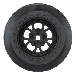 1/10 Pomona Drag Spec Rear 2.2/3.0 12mm Drag Wheels (2) Black