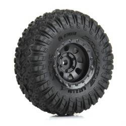 1/30 Aztek Front/Rear Mounted Black Clobber (4) for Axial SCX31