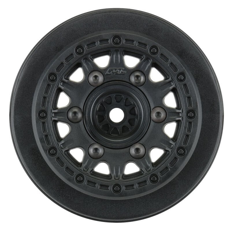 1/10 Raid Front/Rear 2.2/3.0 12mm Short Course Wheels (2) Black