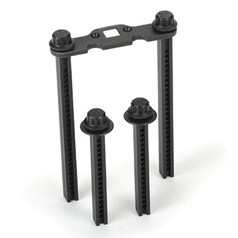 1/8 Extended Front/Rear Body Mounts: REVO 3.3 E-REVO & SUMMIT
