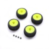 Blockade Tire Pro-Line OE Wheel Yellow Mounted: Micro-T