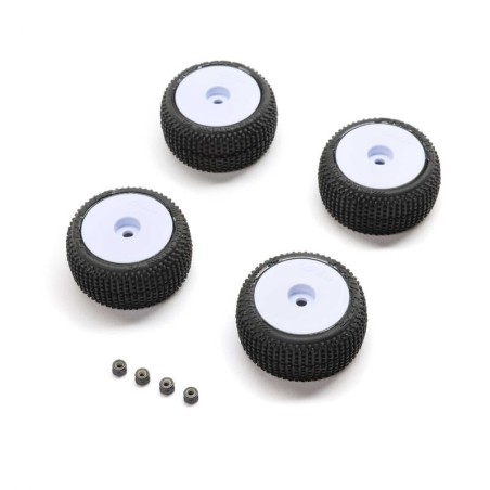 Blockade Tire Pro-Line OE Wheel White Mounted: Micro-T