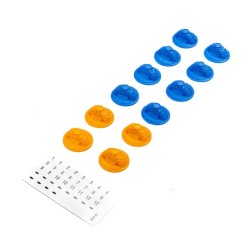 Gate Marker Set Blue Orange (12): Axial SCX31