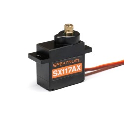SX117 Micro Metal Gear / Case Servo 250mm Lead