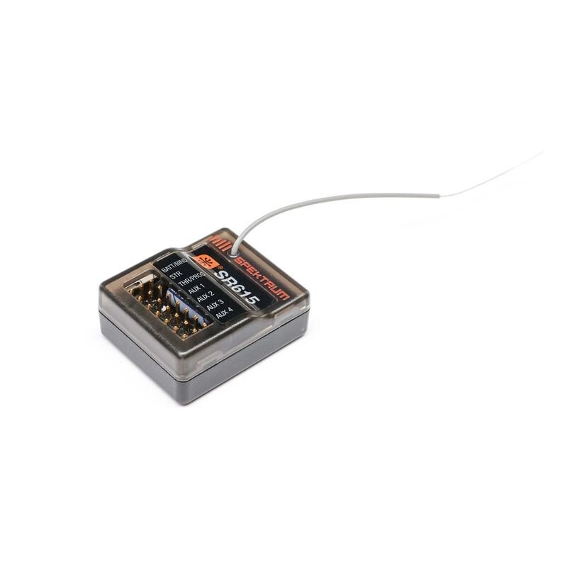 SR615 DSMR 6-Channel Water Resistant Receiver