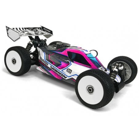 Kaross VISION 1/8 Buggy Mugen MBX8 (Omålad) Klippt