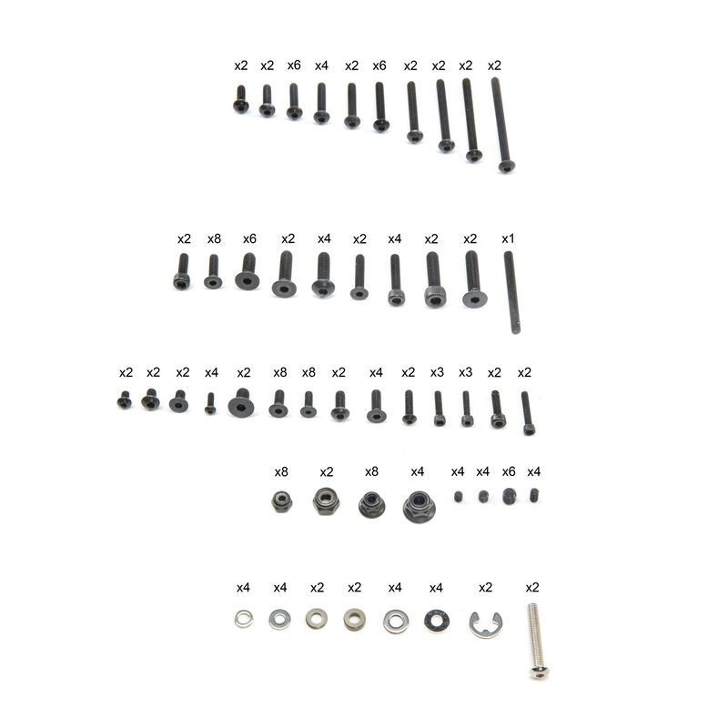 Screw Nut Assortment Box: 8X