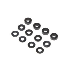 M3 Caster Block Aluminum Washer Set Black (4)