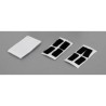 Hook and Loop Body Mounting 10 x 20mm: (8)