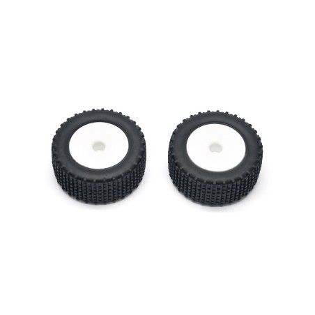 Rear tyre/wheel (2) Veko Mini SC