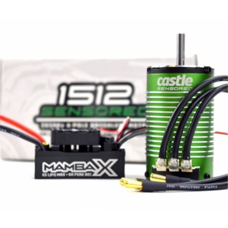 MAMBA X Sensor ESC with 1512-1800KV Combo E-Buggy