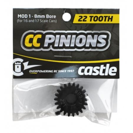 CC Pinion 22T  Mod 1 - 8mm